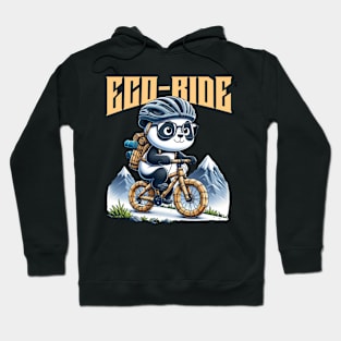 Eco-Friendly Bamboo Bike Panda Hoodie